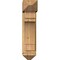 Ekena Millwork Merced Arts and Crafts Rough Sawn Bracket w/ Offset Brace, Western Red Cedar, 8"W x 22"D x 34"H BKT0806X22X34MRC03RWR - alternate 2